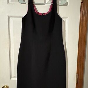 Jessica Howard Black Dress with Pink Lining